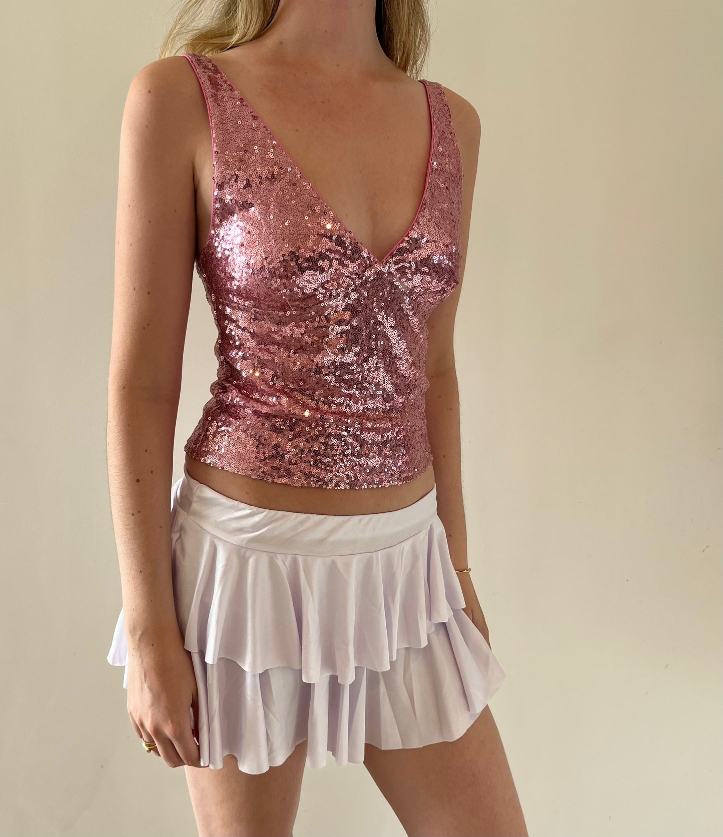 The Mimelle top - Raspberry