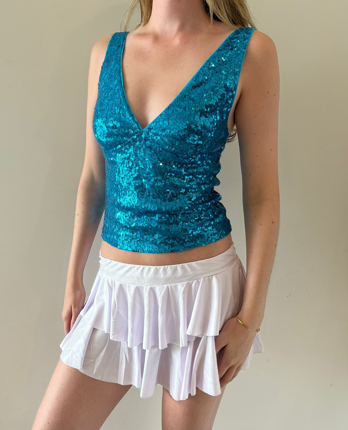 The Mimelle top - Blueberry
