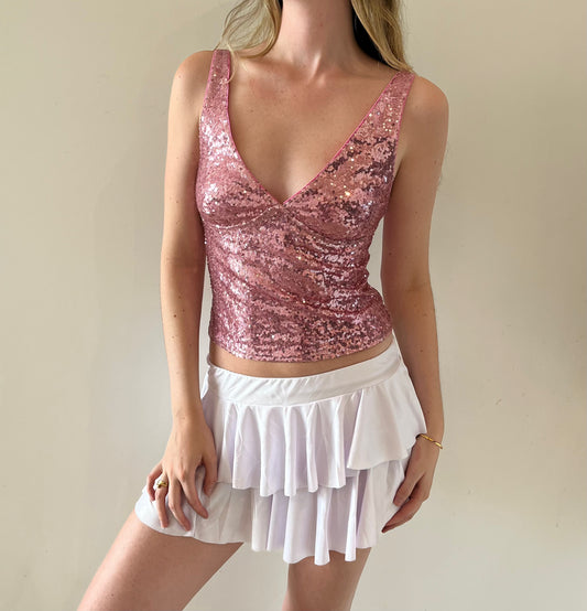 The Mimelle top - Raspberry