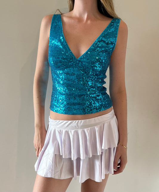 The Mimelle top - Blueberry